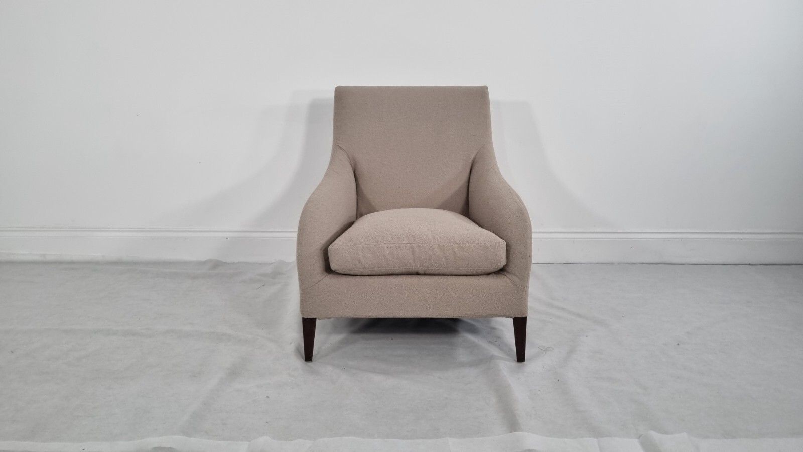 Bb Italia Florence F3 Armchair In Honey Beige Boucle In Excellent Condition