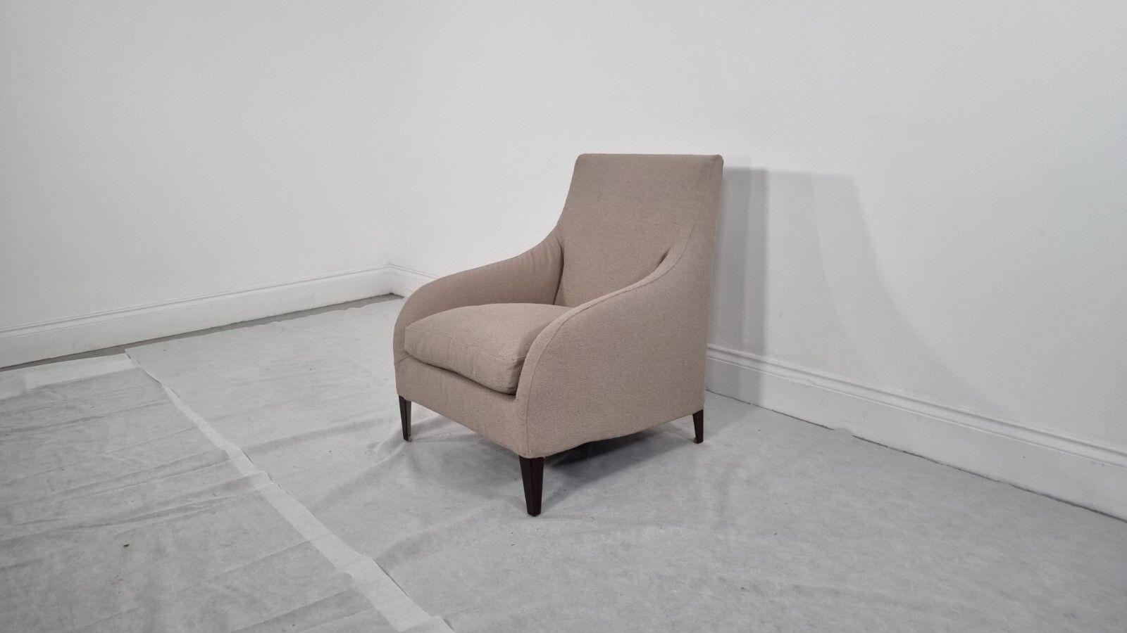Bb Italia Florence F3 Armchair In Honey Beige Boucle In Excellent Condition photo 1380.0