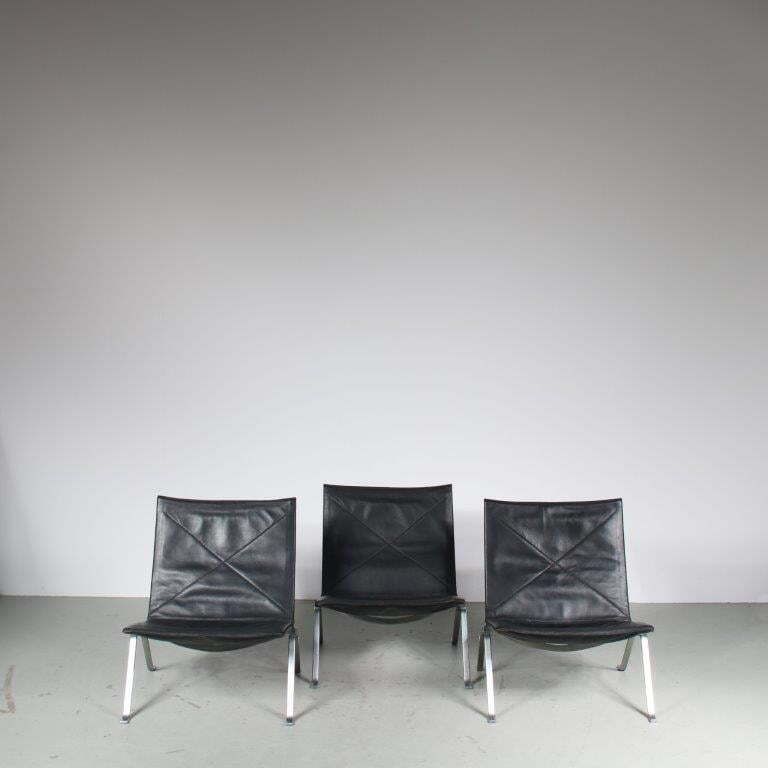Pk22 Chairs By Poul Kjaerholm For Kold Christensen, Denmark 1960 photo vintage