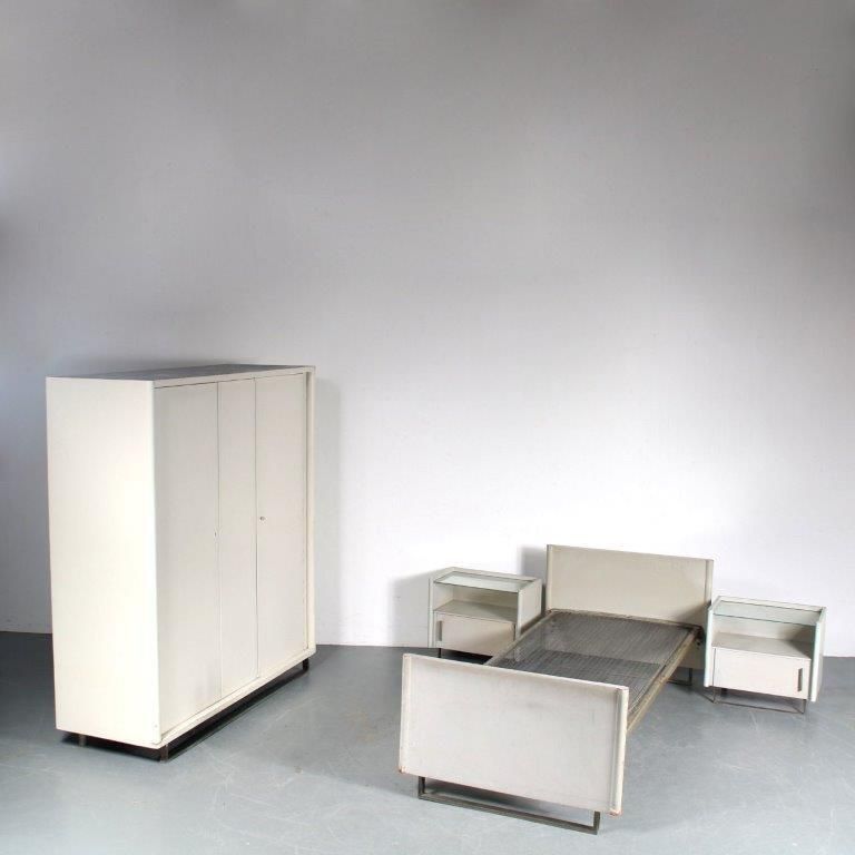 1930s Bedroom Set By Elmar Berkovich For Metz & Co, Netherlands