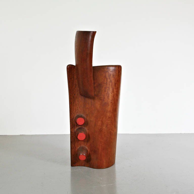 1950s Large French Wood Sculpture photo buy
