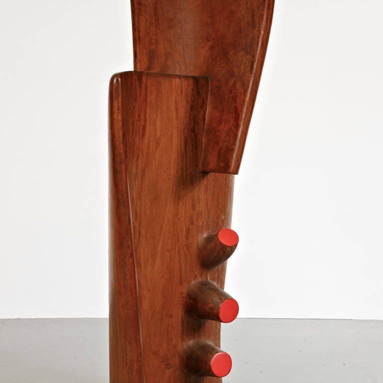 photo furniture 1950s Large French Wood Sculpture