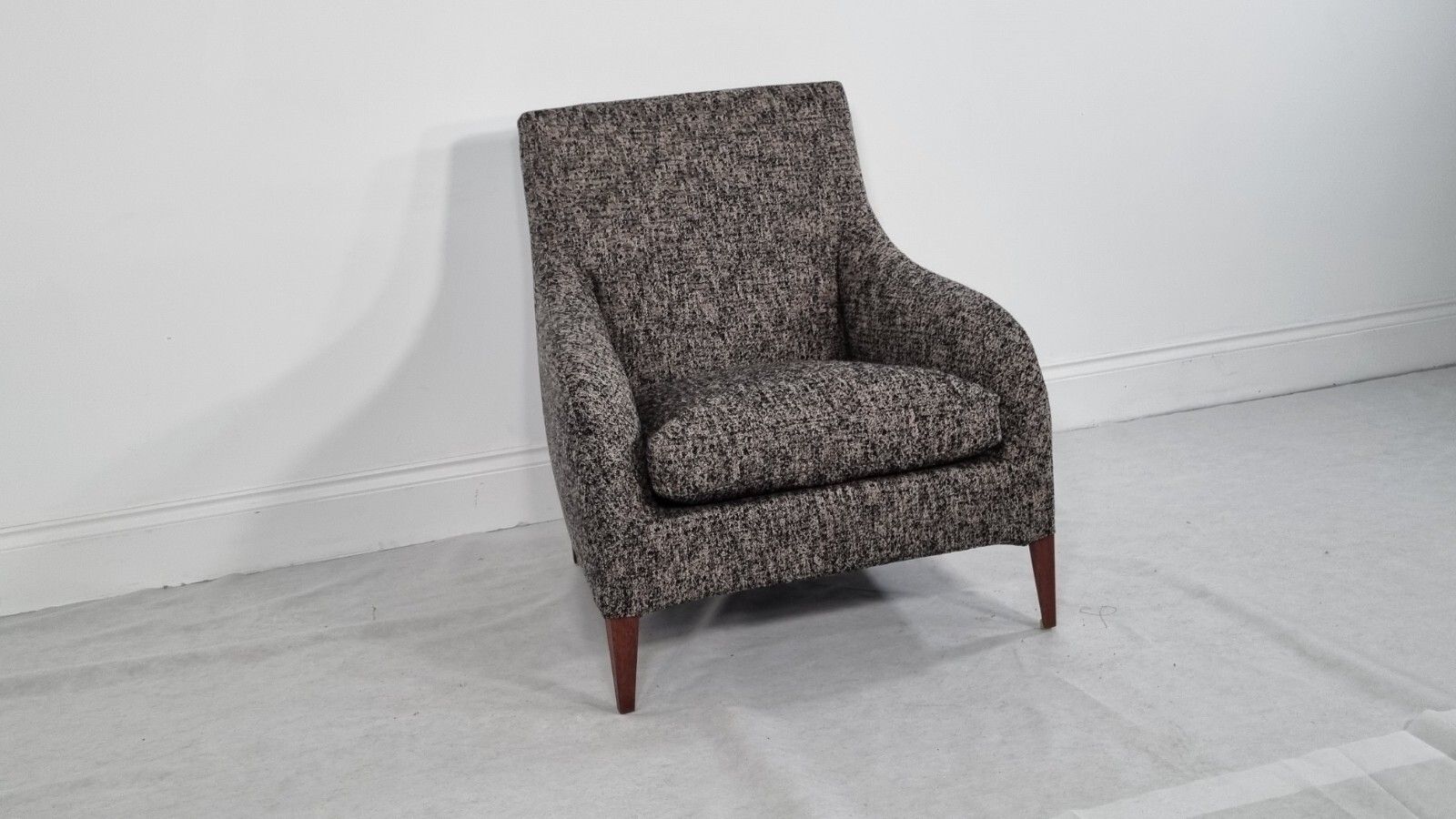 Bb Italia Florence F3 Armchair In Black And Honey Weave In Immaculate Condition photo vinterior