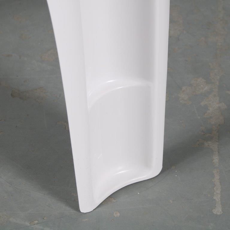 2000s White “Casalino” Stool By Alexander Begge For Casala, Germany – Large Stock! photo vintage