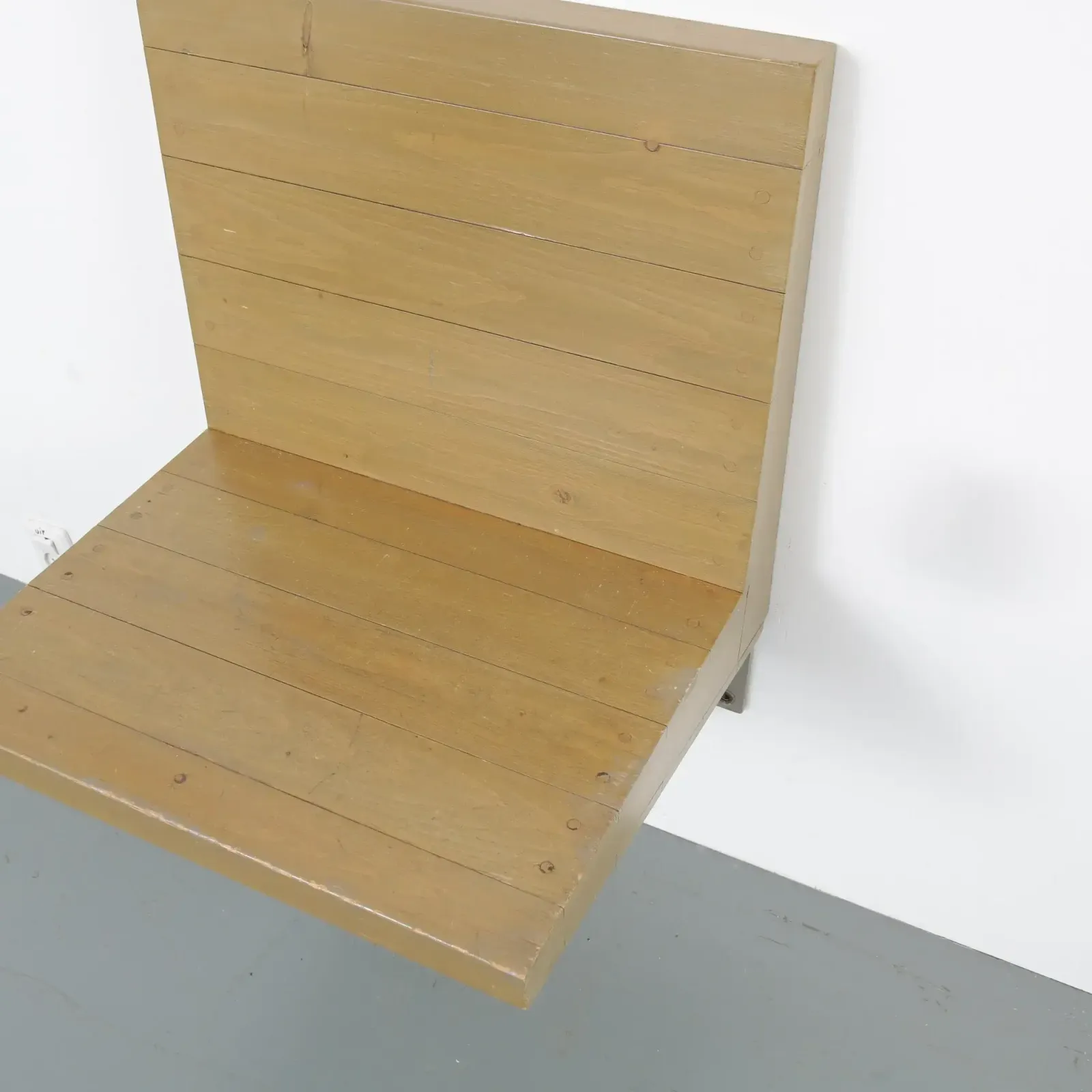 photo furniture Rare Dom Hans Van Der Laan Wall Mounted Seat, Netherlands 1970
