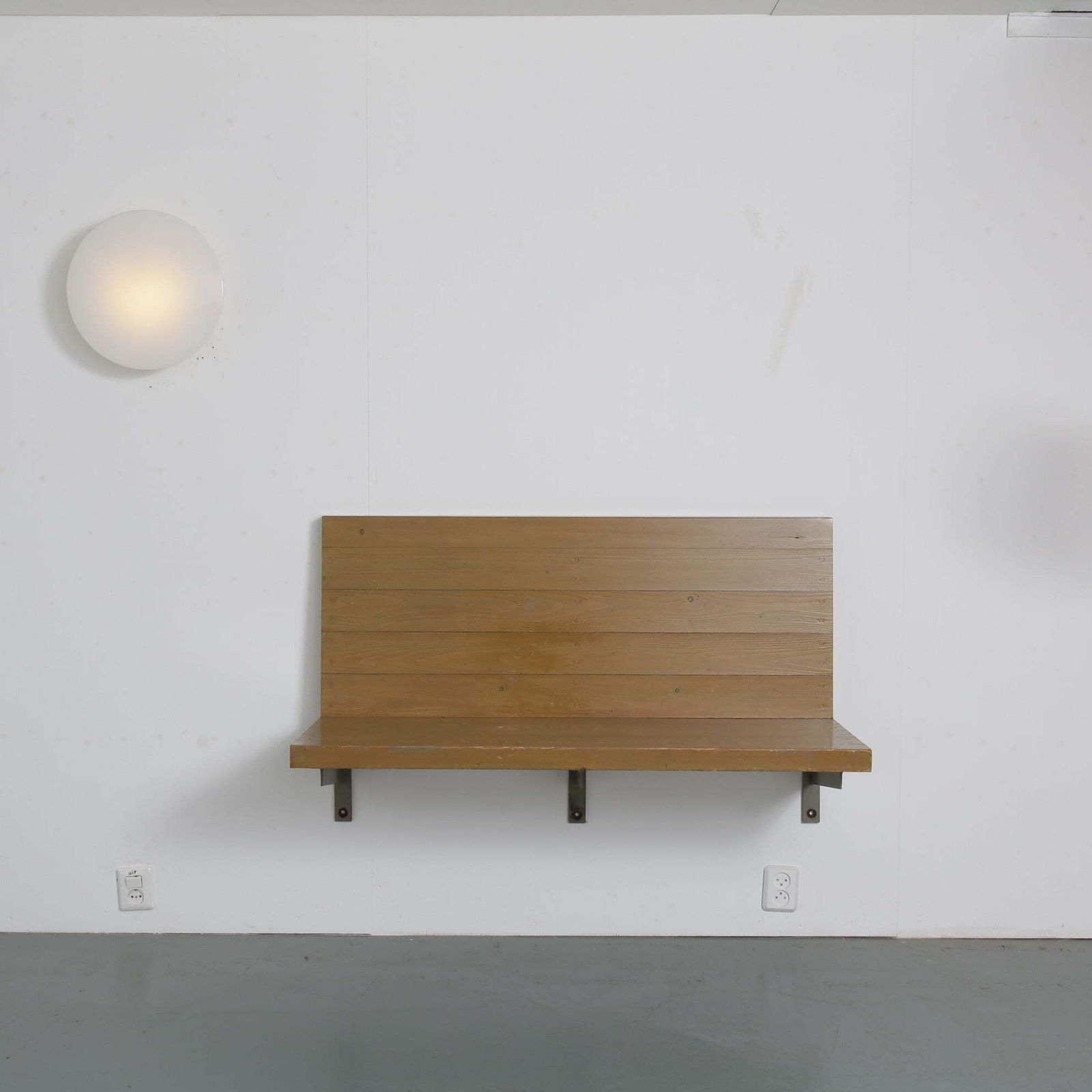 Rare Dom Hans Van Der Laan Wall Mounted Bench, Netherlands 1970 photo 3413.0