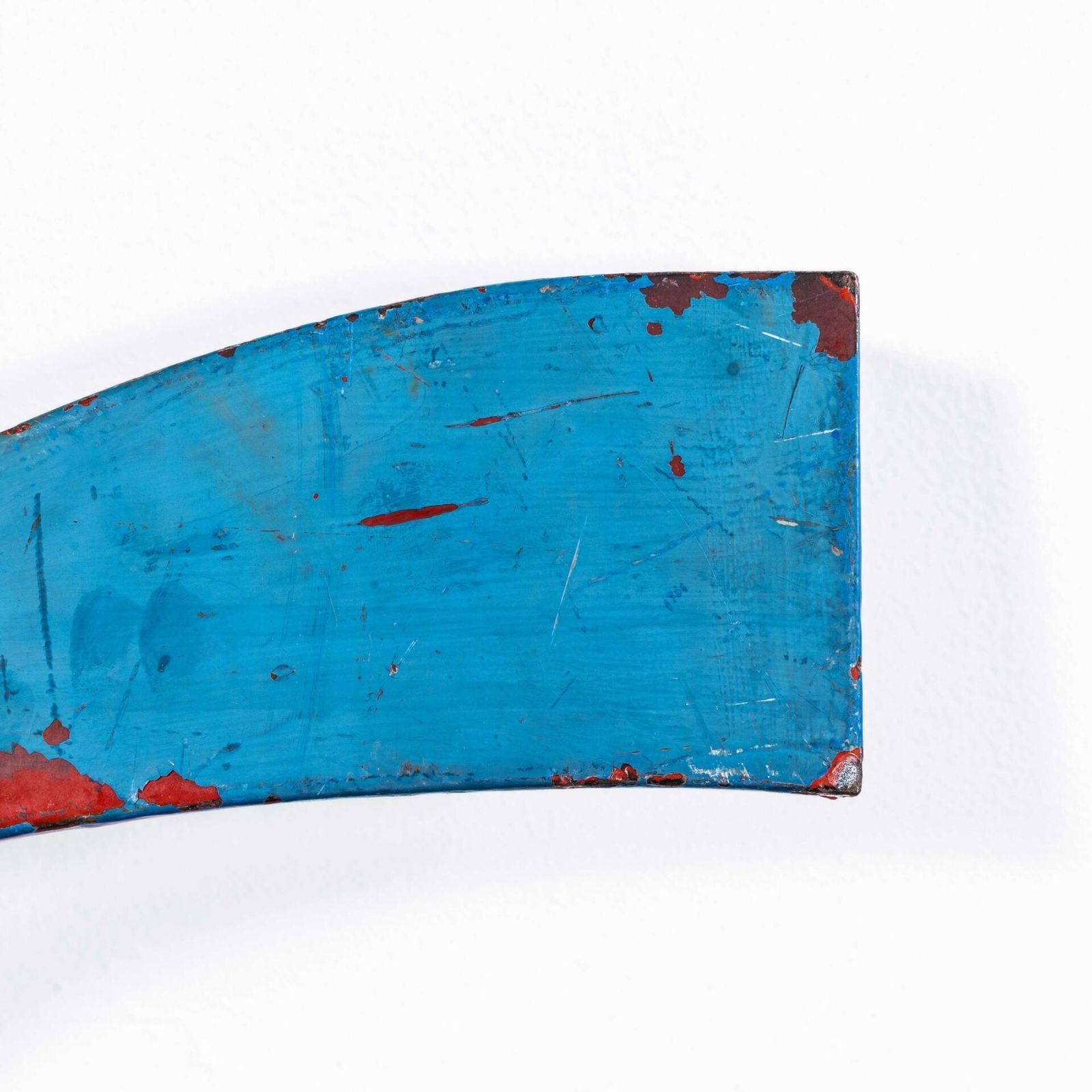 1950's Very Large Heavy Industrial Sign Letter   Blue R photo for sale