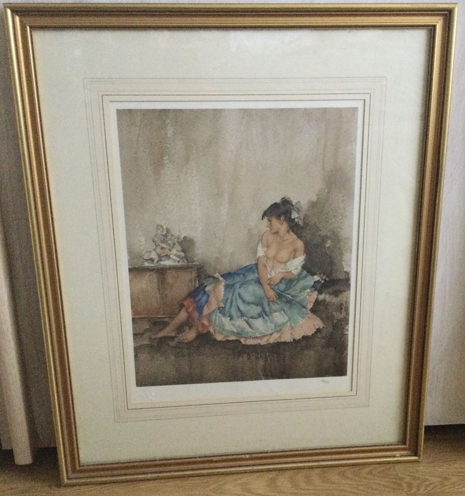 Sir Richard Flint Painting Cecilia Contemplating Europa