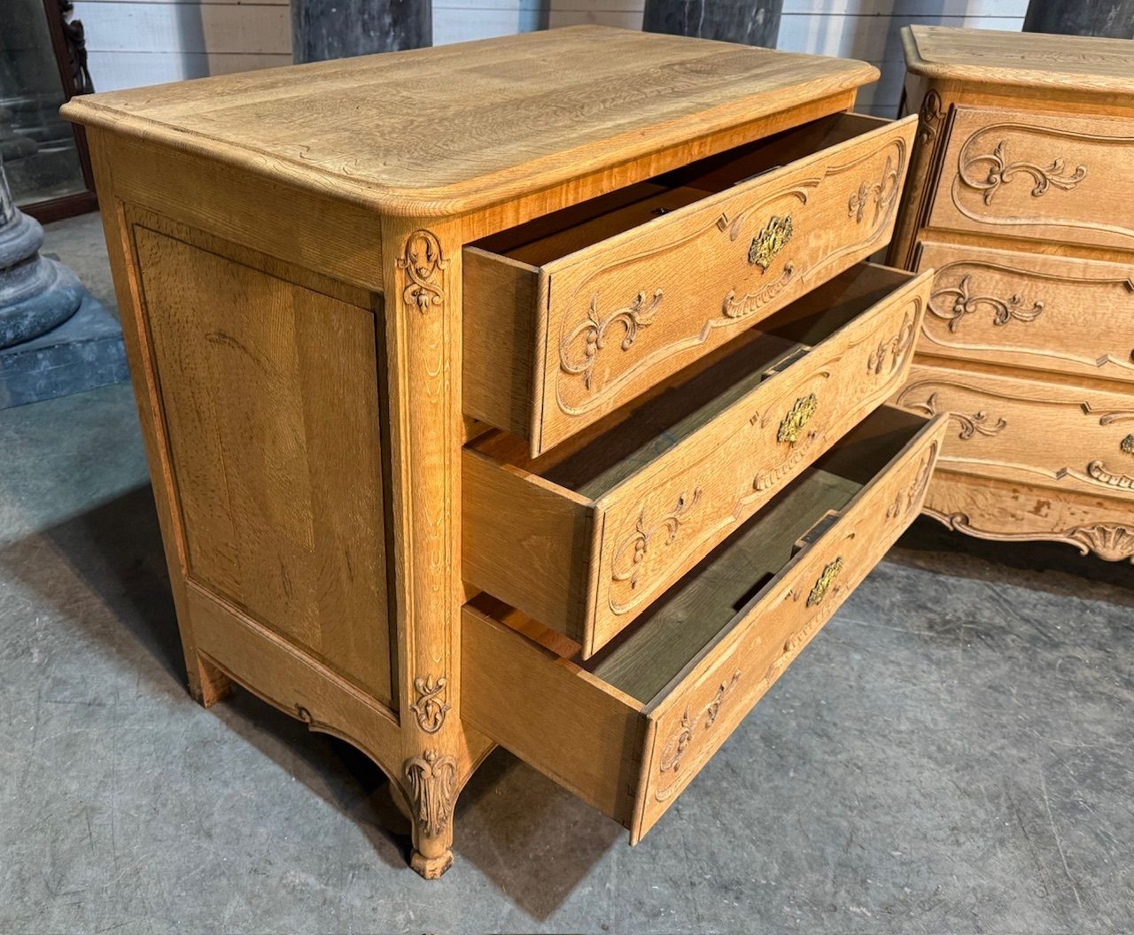 Rare Pair French Commode Chests Of Drawers photo furniture