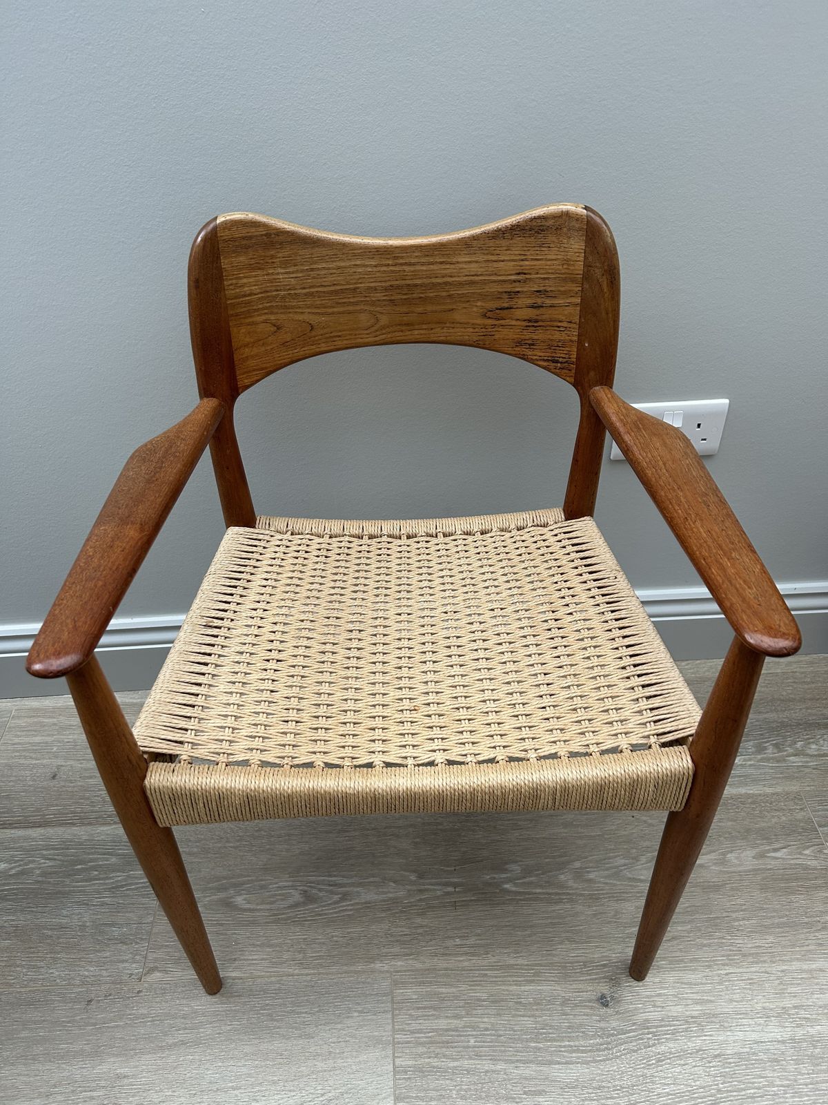 6 Danish Niels Moller Dining Chairs And Table photo furniture