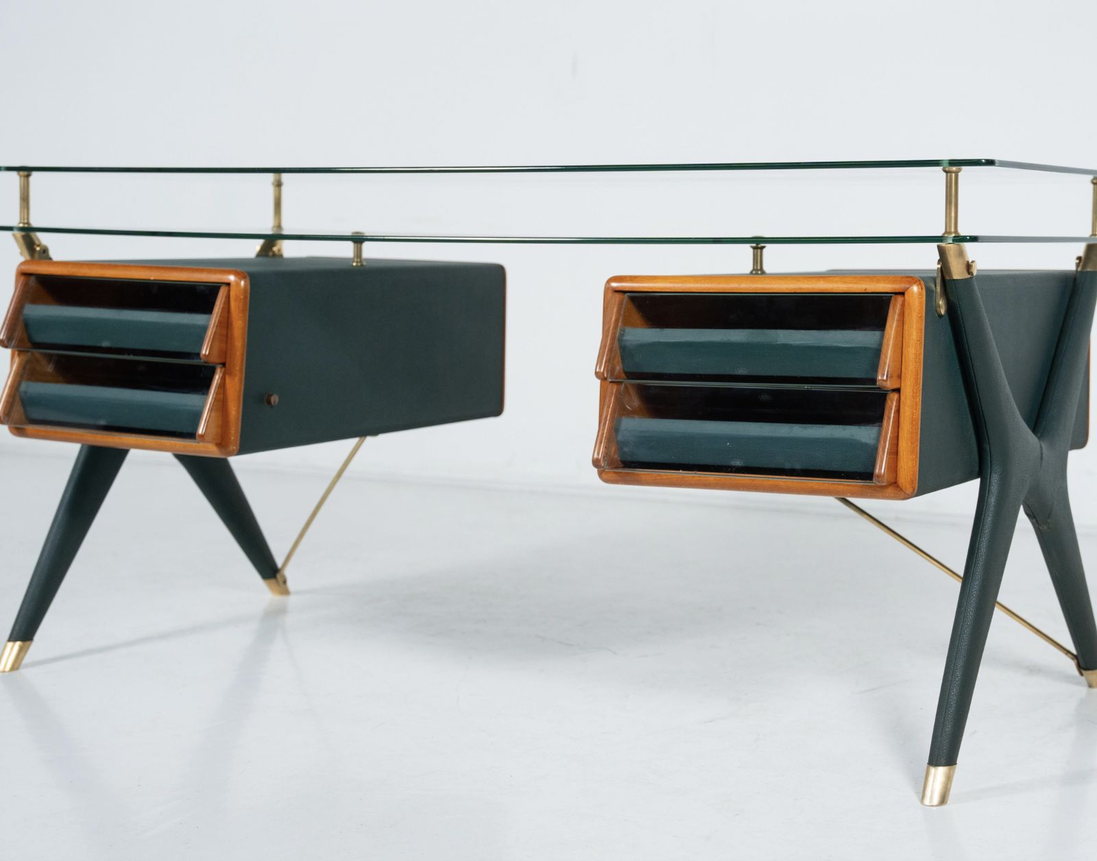 photo vinterior Large Desk By Silvio Berrone From The Bialetti Building, Omegna, Italy, 1955
