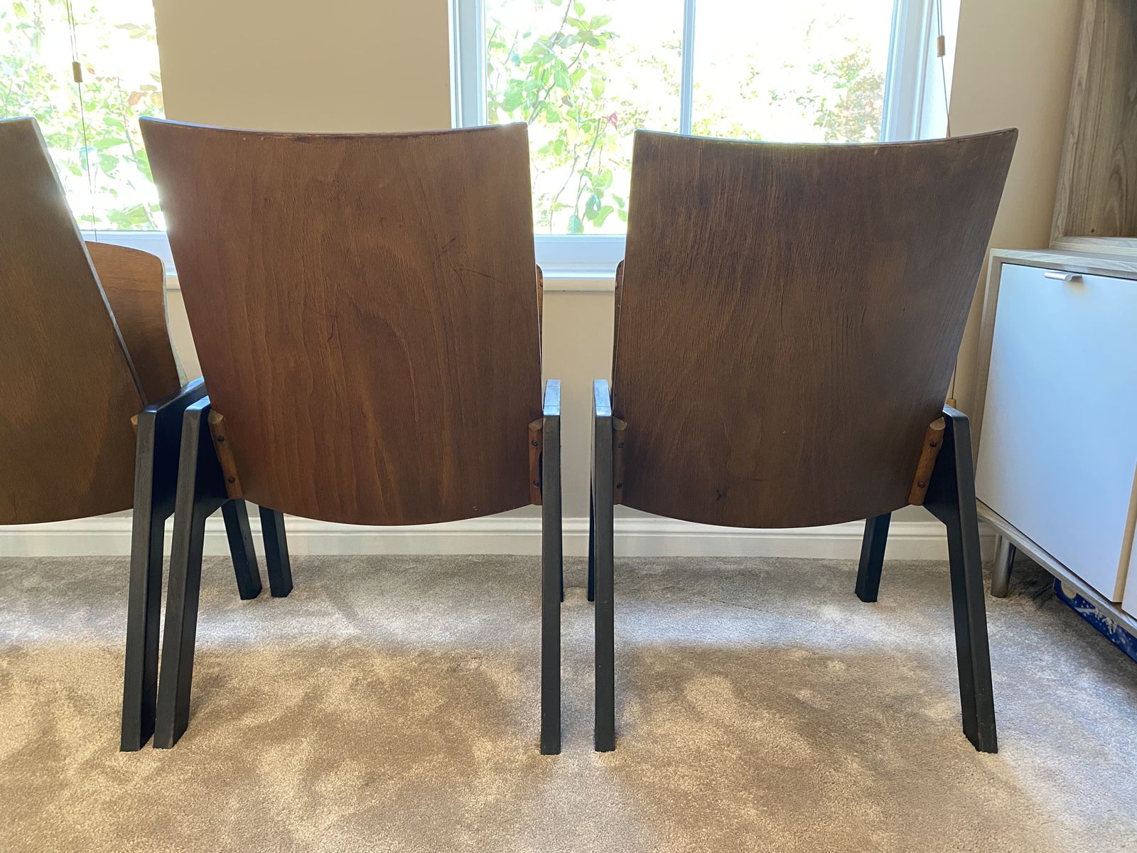 photo furniture 4 Folding Auditorium Chairs   1970s   West Germany
