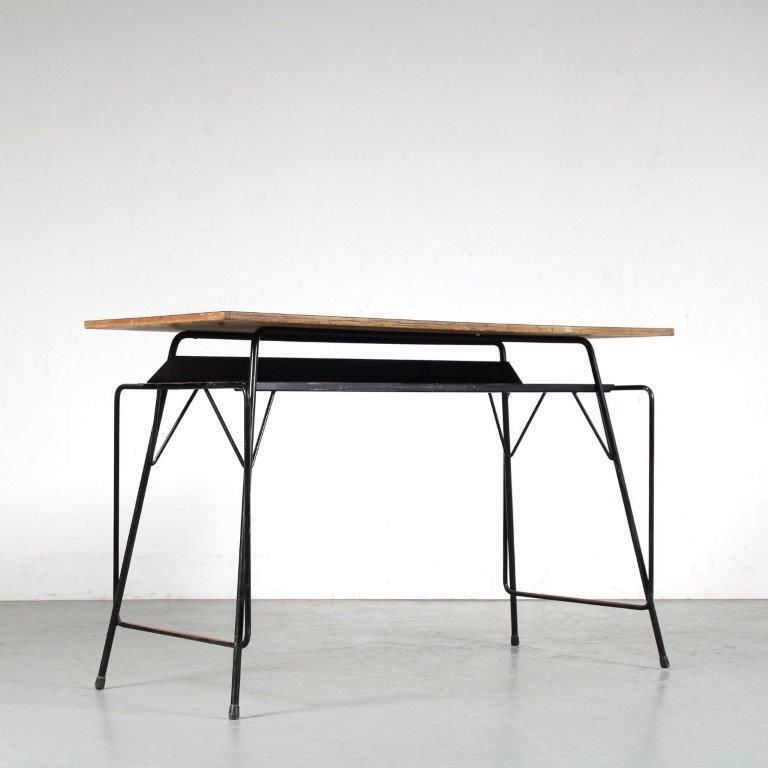 Willy Van Der Meeren Teacher’s Desk For Tubax, Belgium 1950 photo Furniture