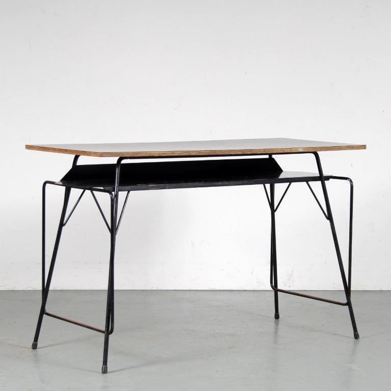 photo buy Willy Van Der Meeren Teacher’s Desk For Tubax, Belgium 1950