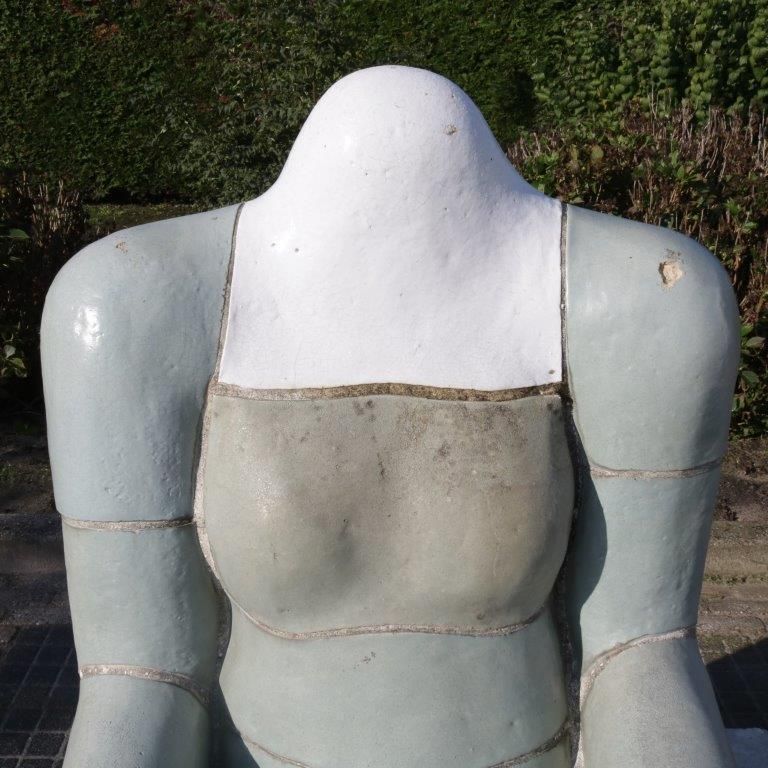 photo for sale “Sitting Figure” Sculpture By Jan Snoeck, Netherlands 1980