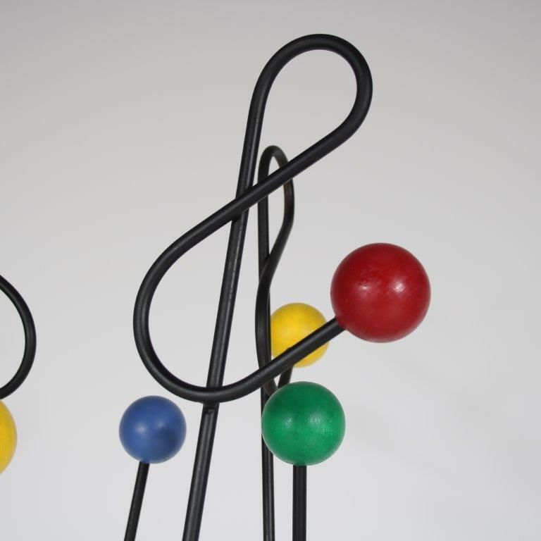 1950s “Clé De Sol” Coat Rack By Roger Feraud From France photo furniture