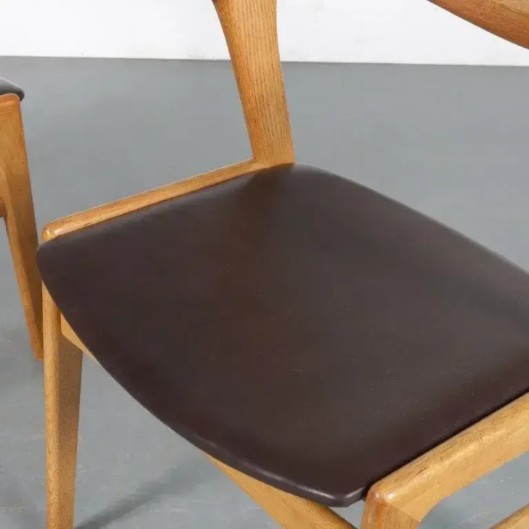 photo vinterior Dining / Side Chair By Erik Kirkegaard For Hong Stolefabrik, Denmark 1950
