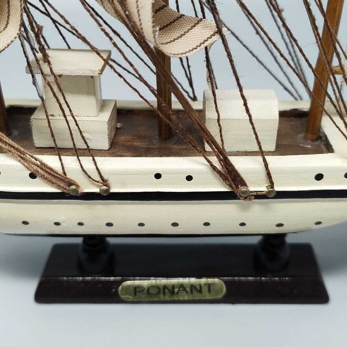 1970s Astonishing Ponant Model Ship. Handmade. Made In England photo buy