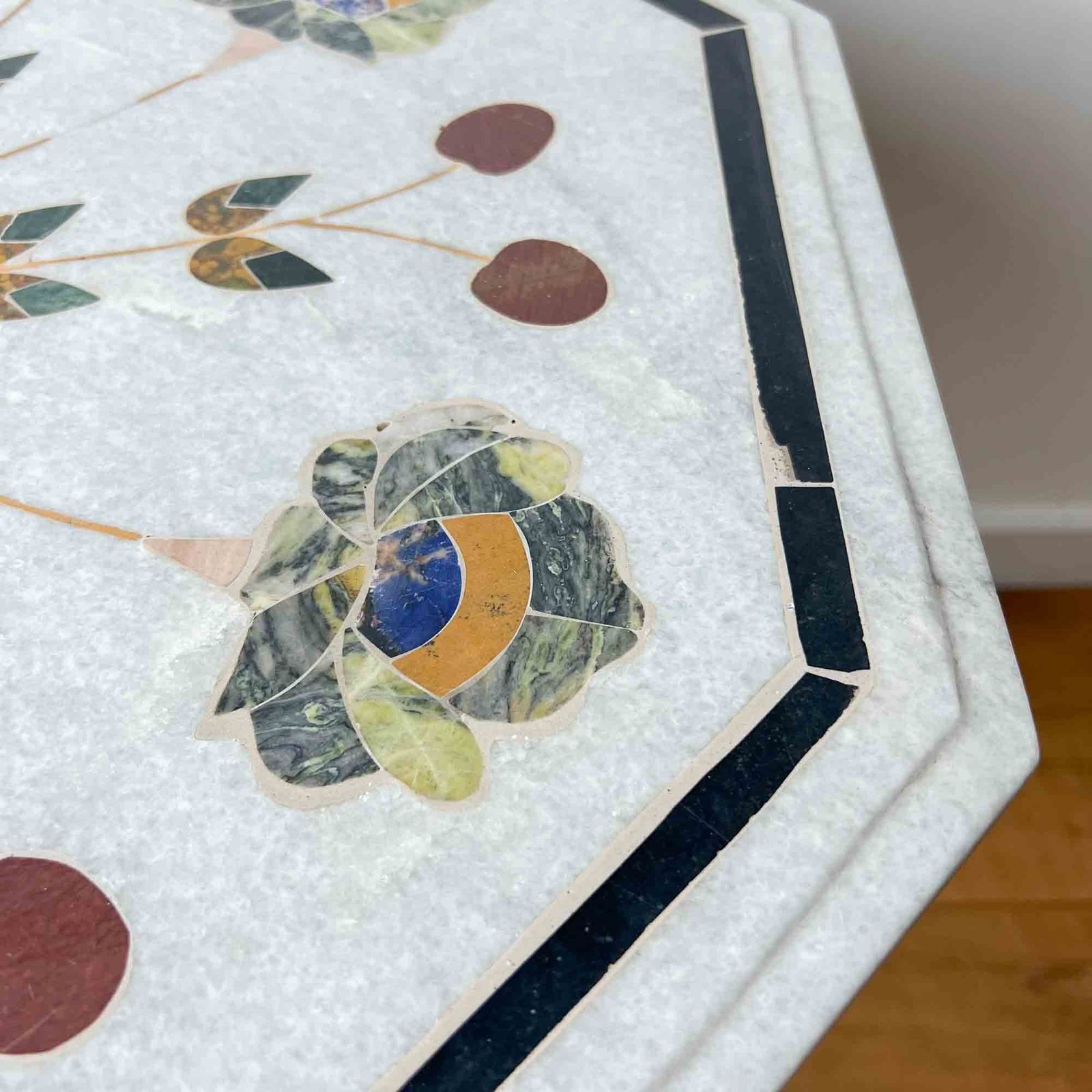 Antique Pietra Dura Occasional Table photo buy
