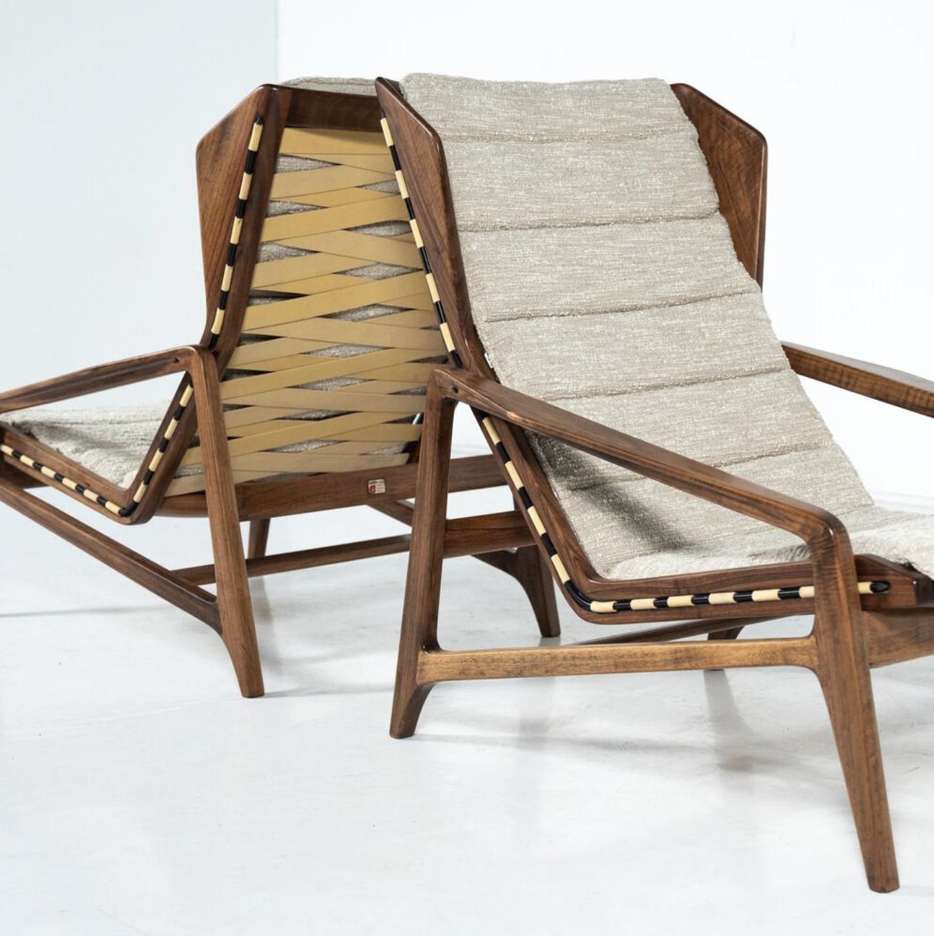 Furniture Pair Of Armchairs Mod 811 By Gio Ponti For Cassina, 1957 photo