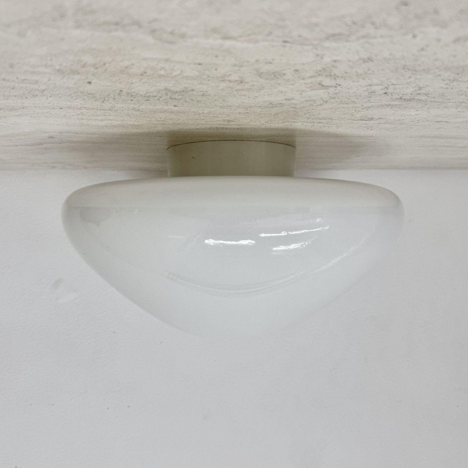 Duitse Mid Century Glazen Plafond  Of Wandlamp 961, Naar Voorbeeld Van Wilhelm Wagenfeld Voor Lindner, Ca. Jaren 1950 photo furniture