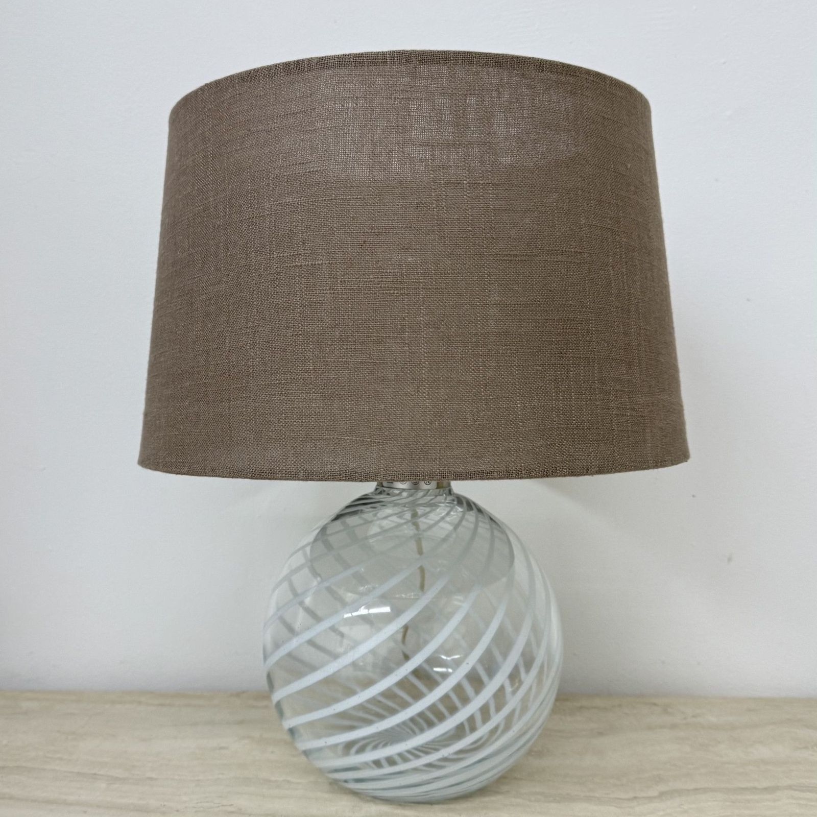 Mid Century Design Holmegaard Swirl Lamp, Jaren 1970, Denemarken