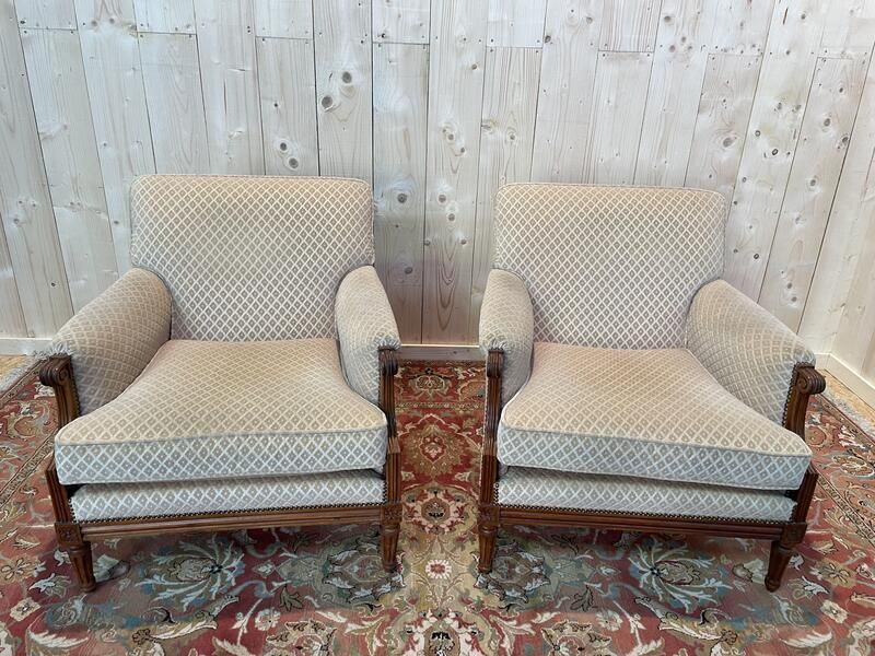Salon Louis XVI Canapé Et Paire De Bergères photo buy