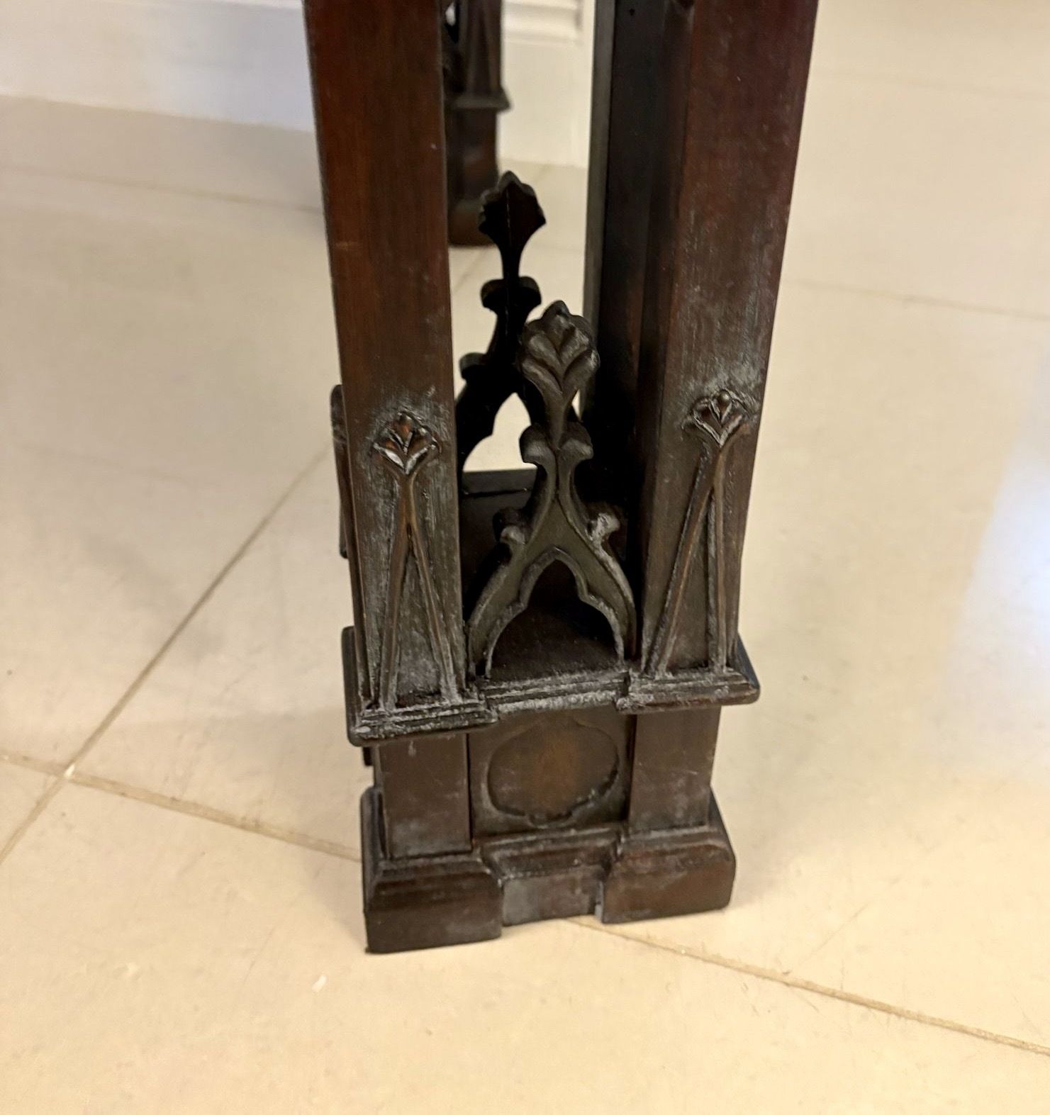 32500.0 Large Antique 19th Century Outstanding Quality Carved Mahogany Table In The Chinese Chippendale Manner photo