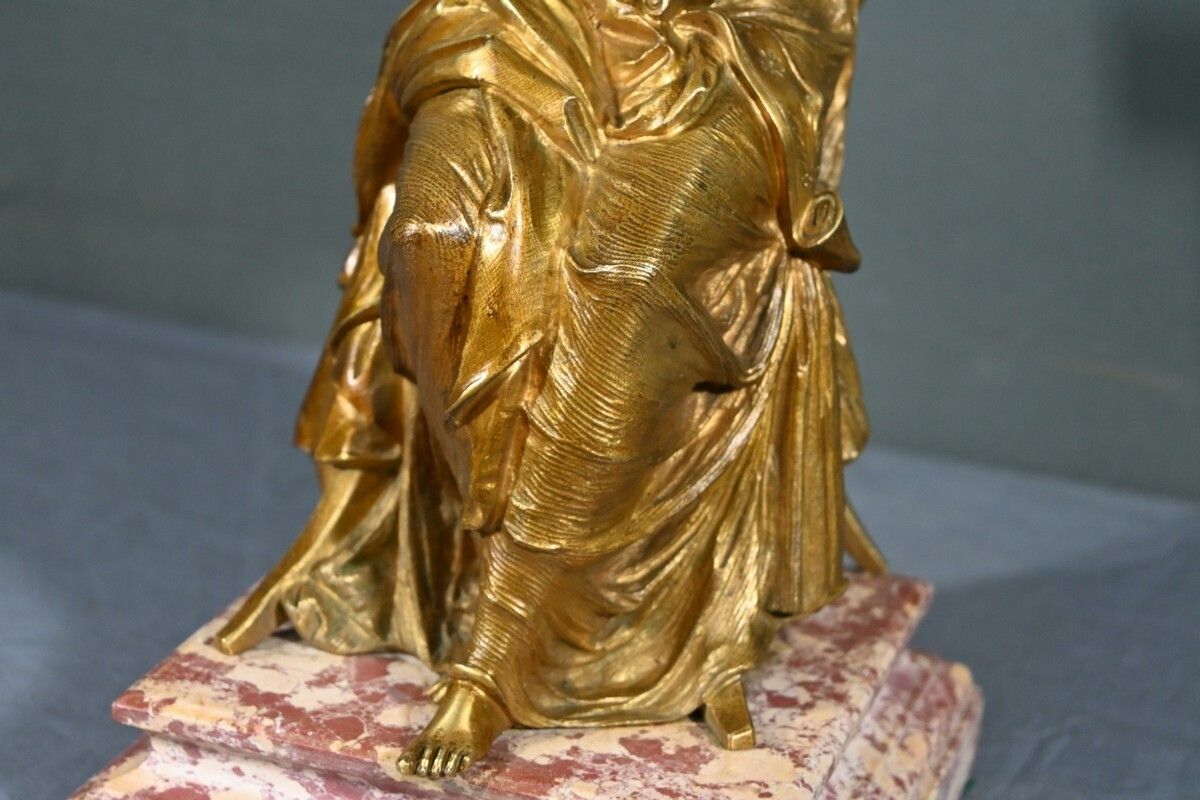 photo for sale Bronze With Golden Patina “La Couture” – Early 20th Century