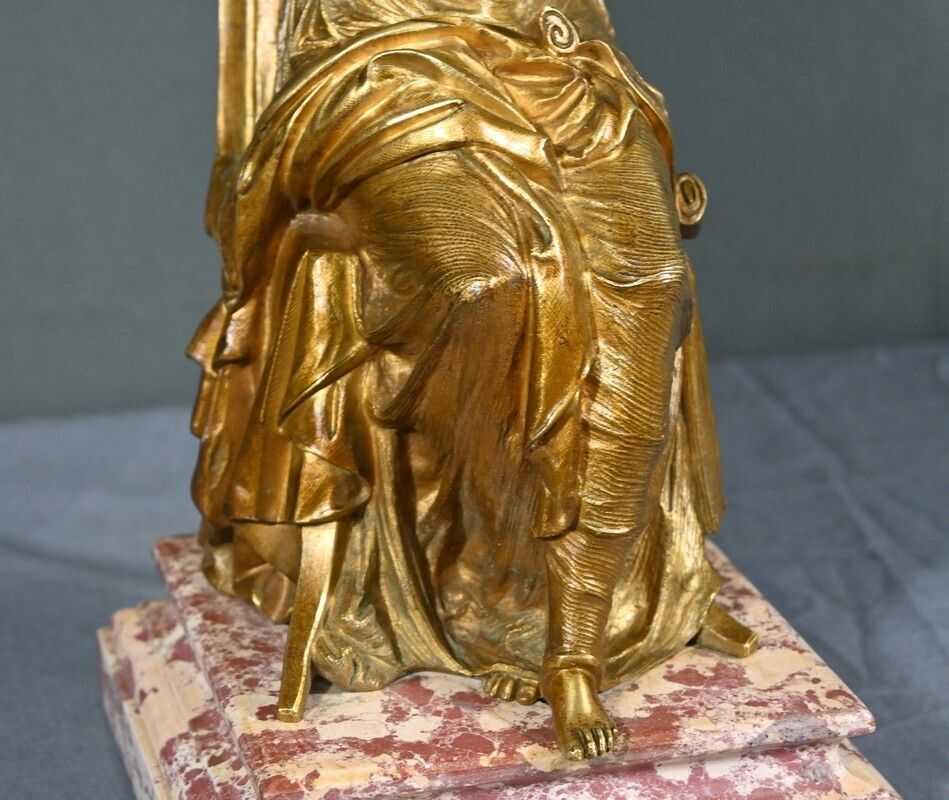 Art Bronze With Golden Patina “La Couture” – Early 20th Century photo