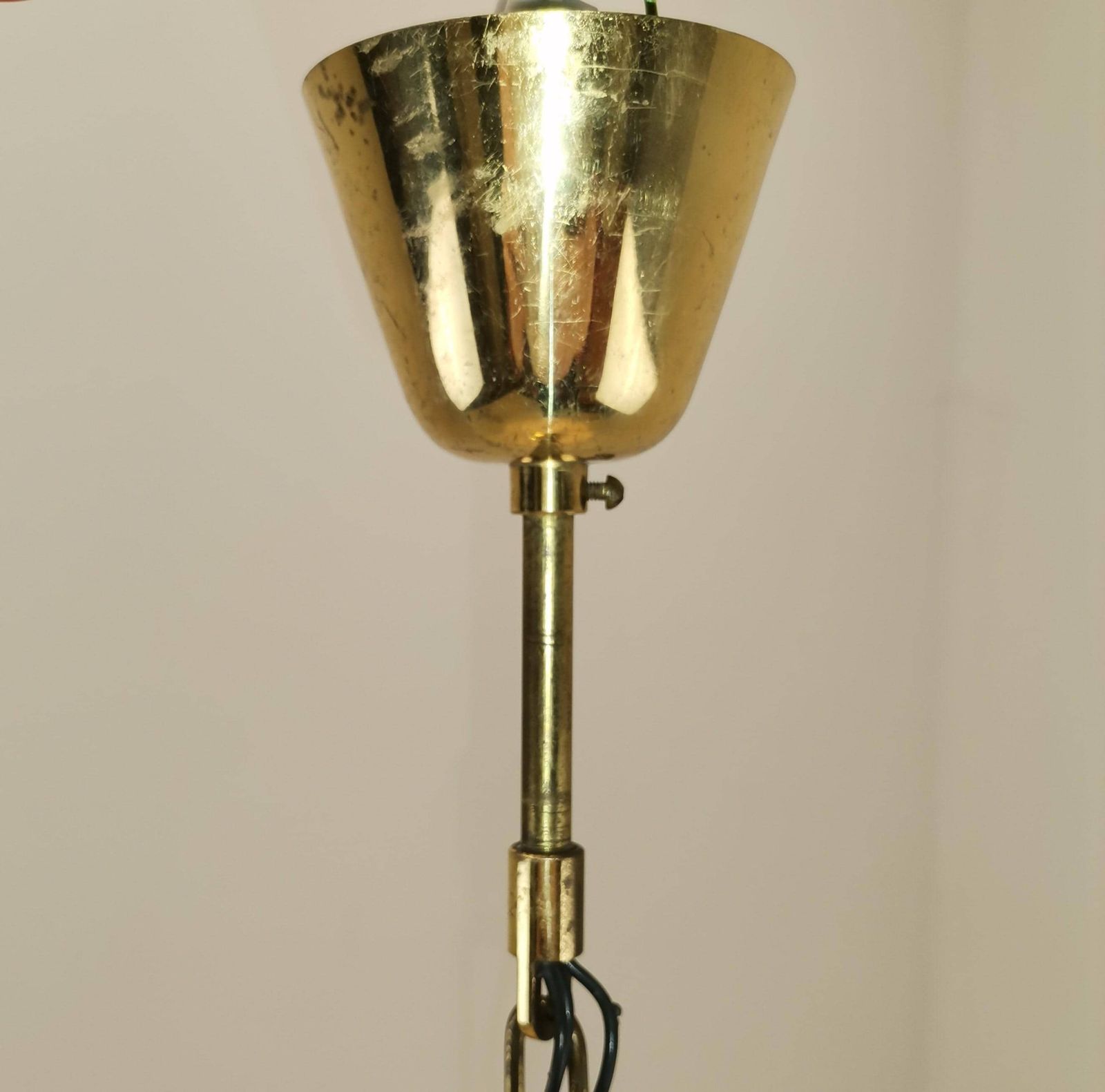 Vintage Brass & Swarovski Crystal Chandelier / J.L Lobmeyr 60s Austria photo vintage