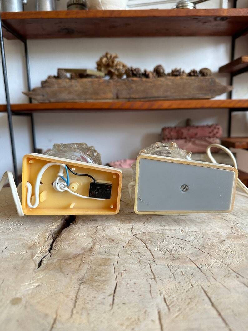 Vintage Mid Century Bauhaus Style Bedside Lamps   Set Of 2: Hungarian Craftsmanship From The 1950s, Reclaimed, Timeless Elegance photo 71.0