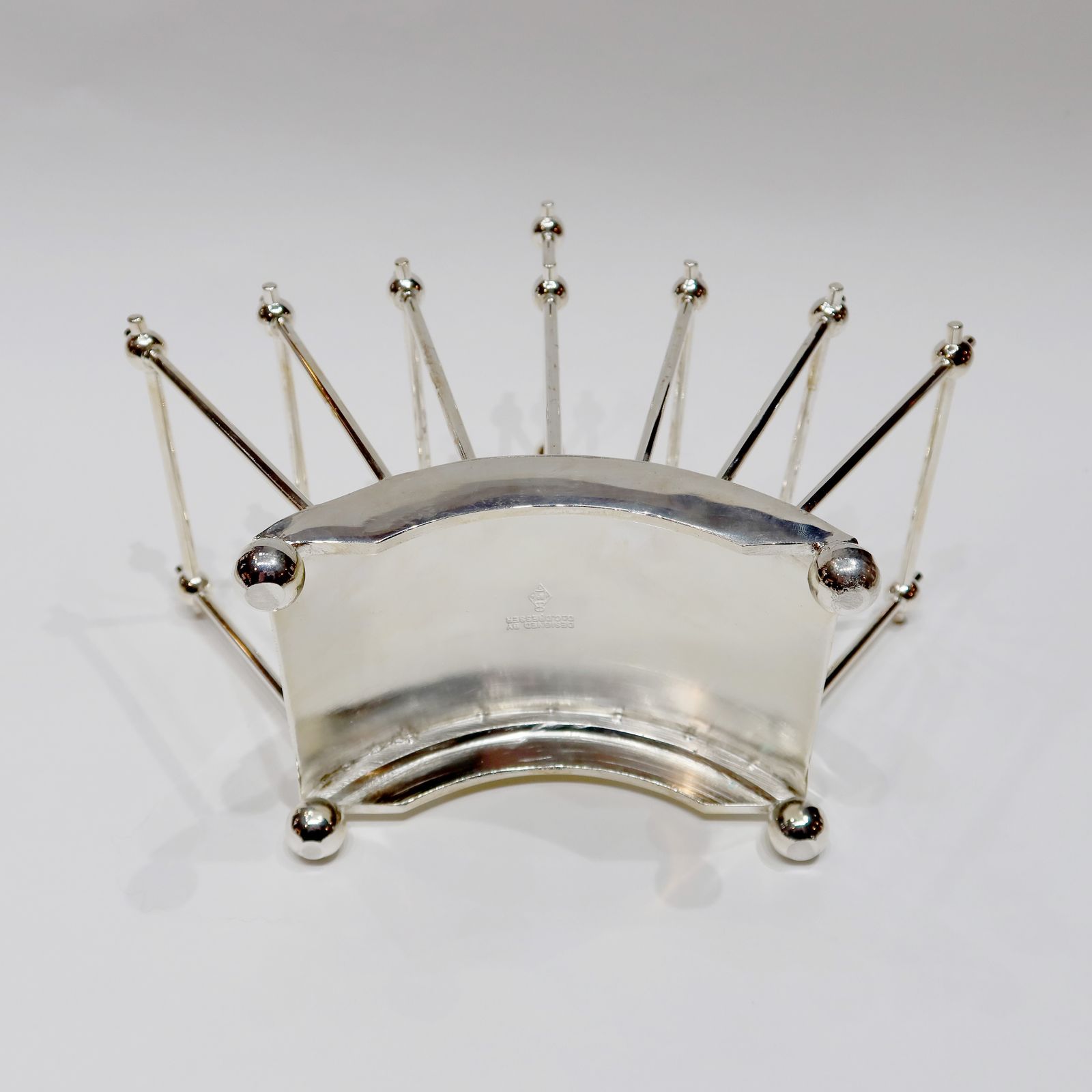 An Incredible And Rare, Silver Plated, Toast/Letter Rack Originally Designed By DR Christopher Dresser photo for sale