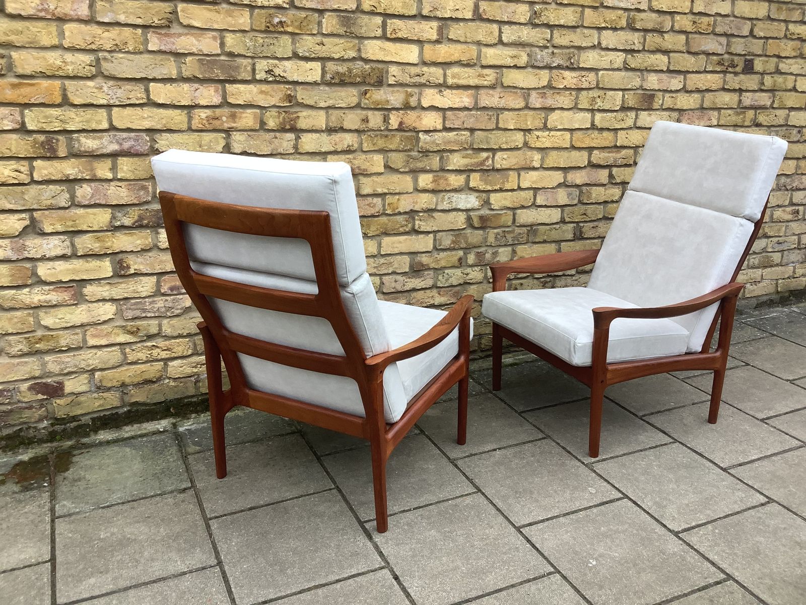 A Pair Of 1960s Danish Armchairs Attributed To Illuminate Wikkelsoe photo Furniture