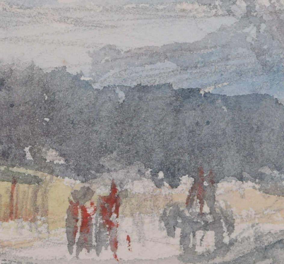 Forest Landscape, Watercolour By George Bissill photo furniture