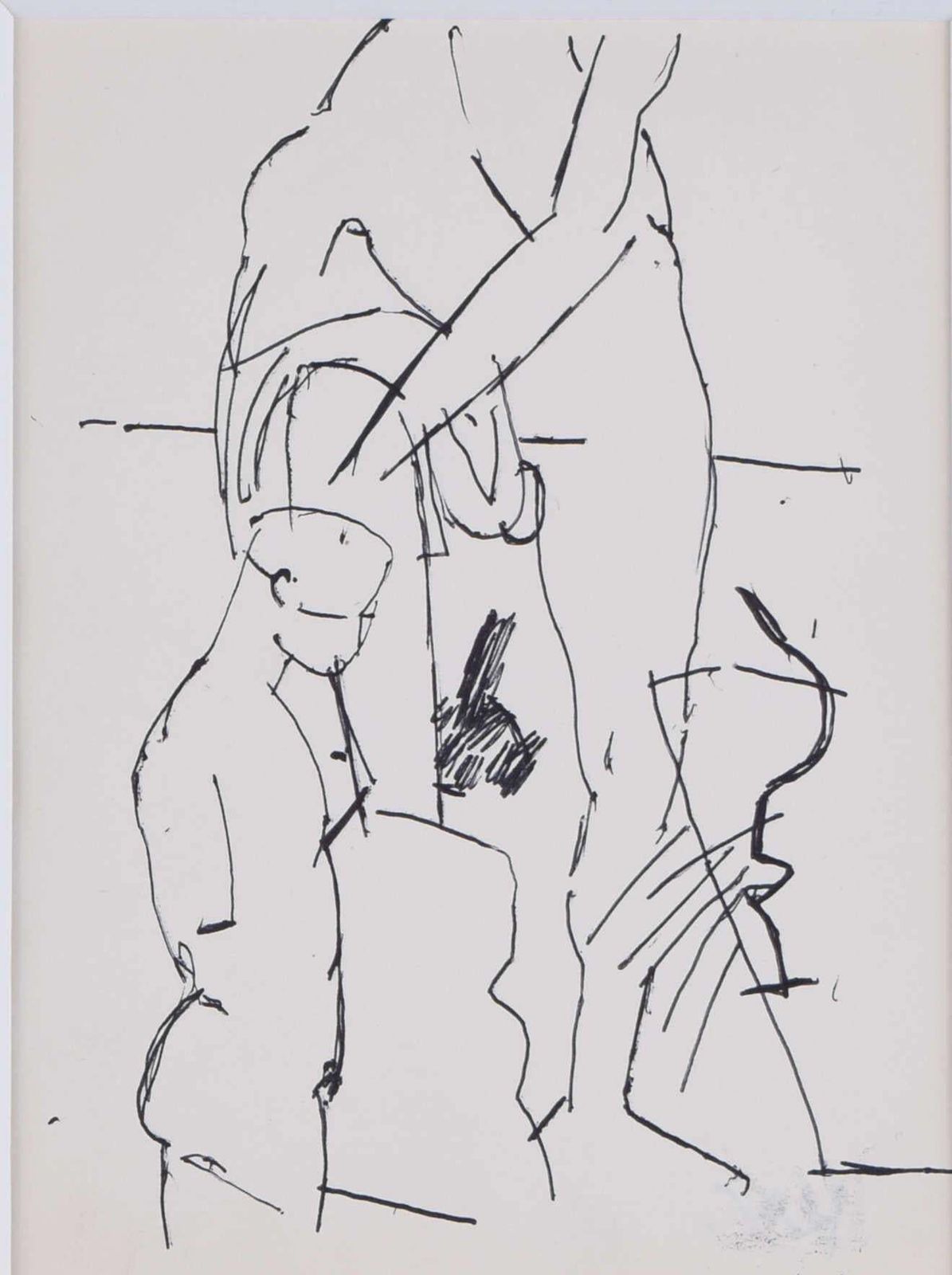 Male Nudes, Sketch By Keith Vaughan photo furniture