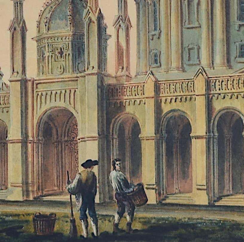 Watercolour Of The Radcliffe Camera From The Great Quadrangle Of All Souls By Rev. William Henry Barnard photo for sale