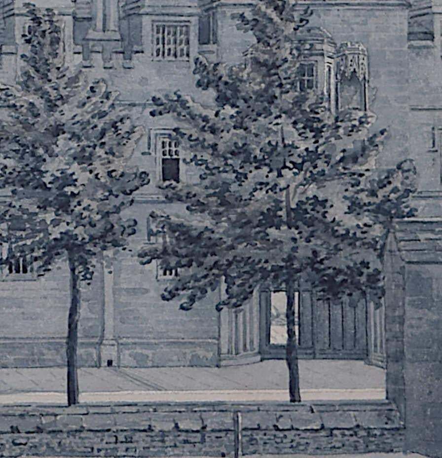 St John's College, Oxford, Engraving By Michael Angelo Rooker C.1779 photo Art