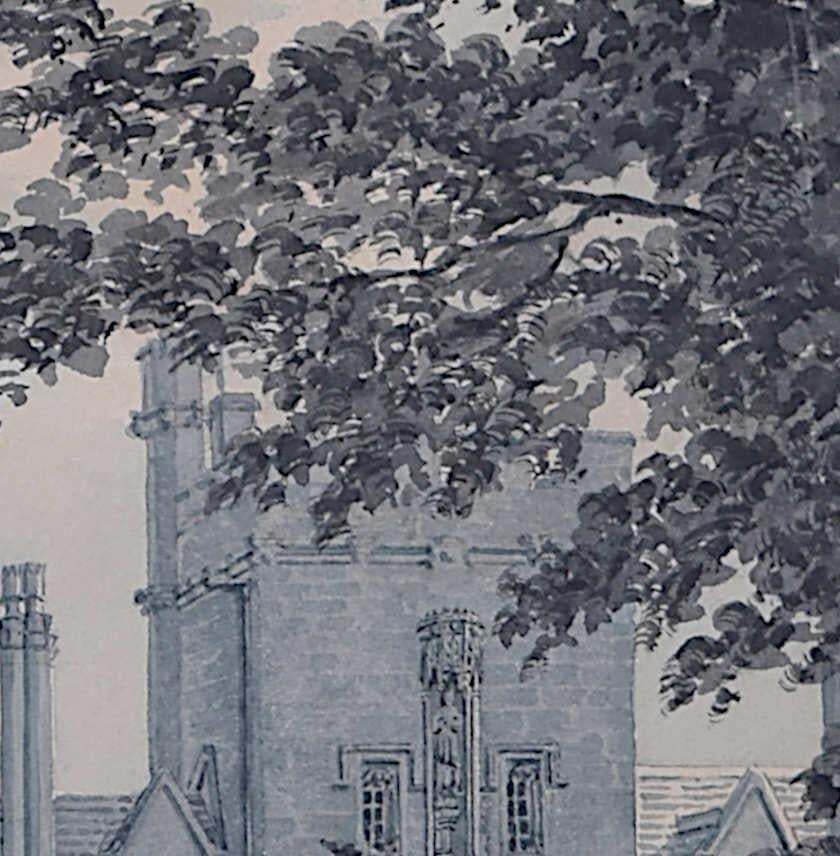 St John's College, Oxford, Engraving By Michael Angelo Rooker C.1779 photo 3204.0