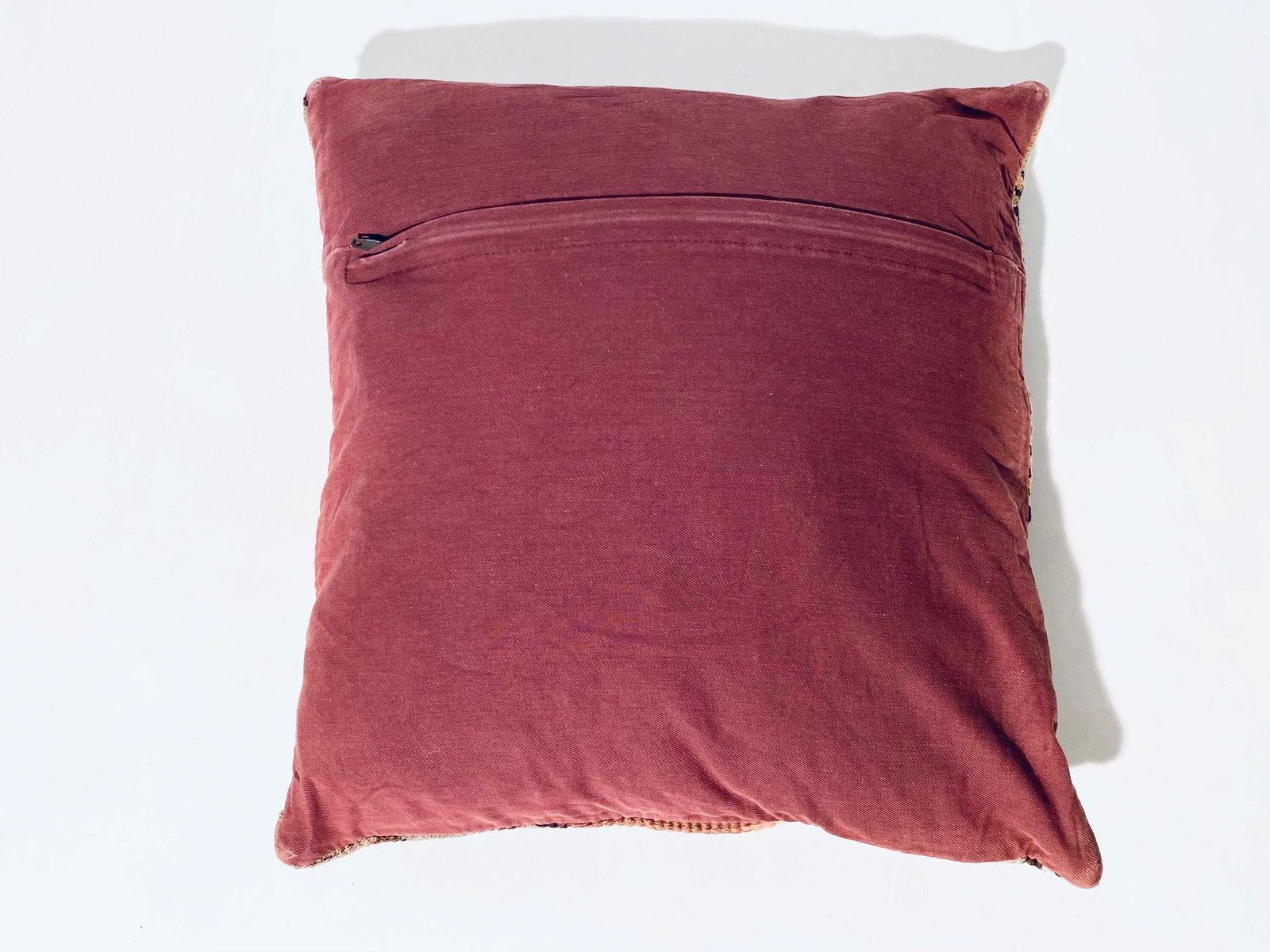 photo furniture Vintage Kilim Carpet Brown Cushion Cover / 47 X 47 Cm / Handmade Boho Home Decor Turkey
