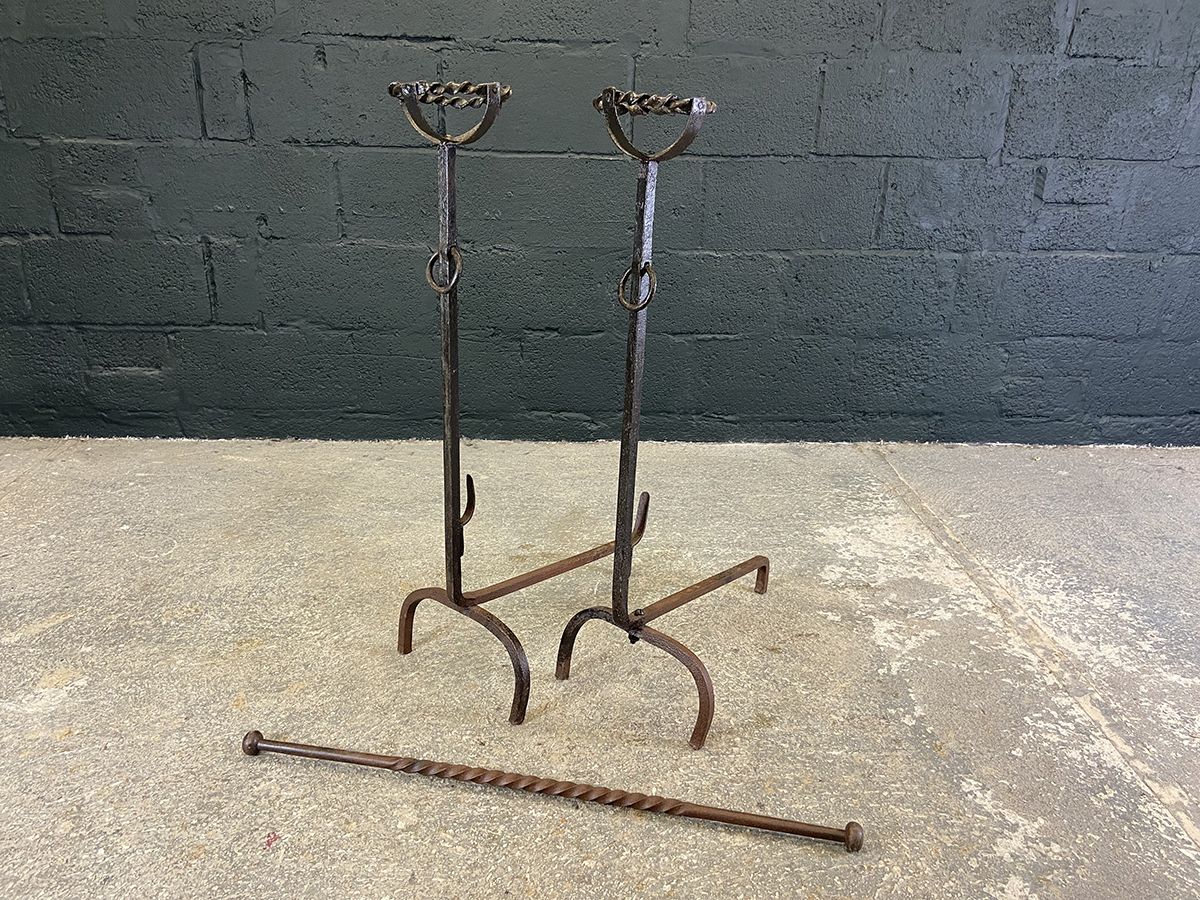 French Fire Dogs Or Andirons
