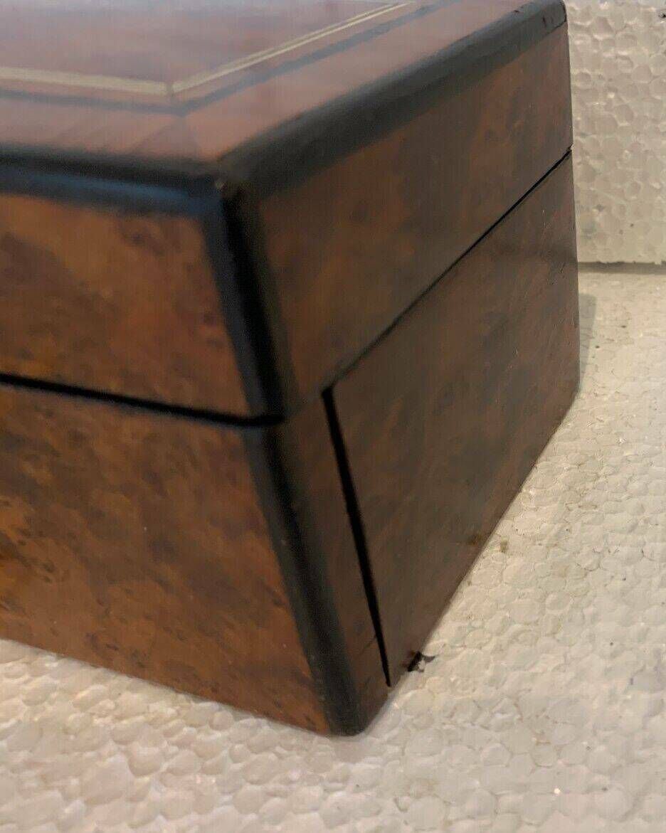 Glove Box In Thuja Burl Napoleon III Boulle Marquetry 19th Century photo 313.02