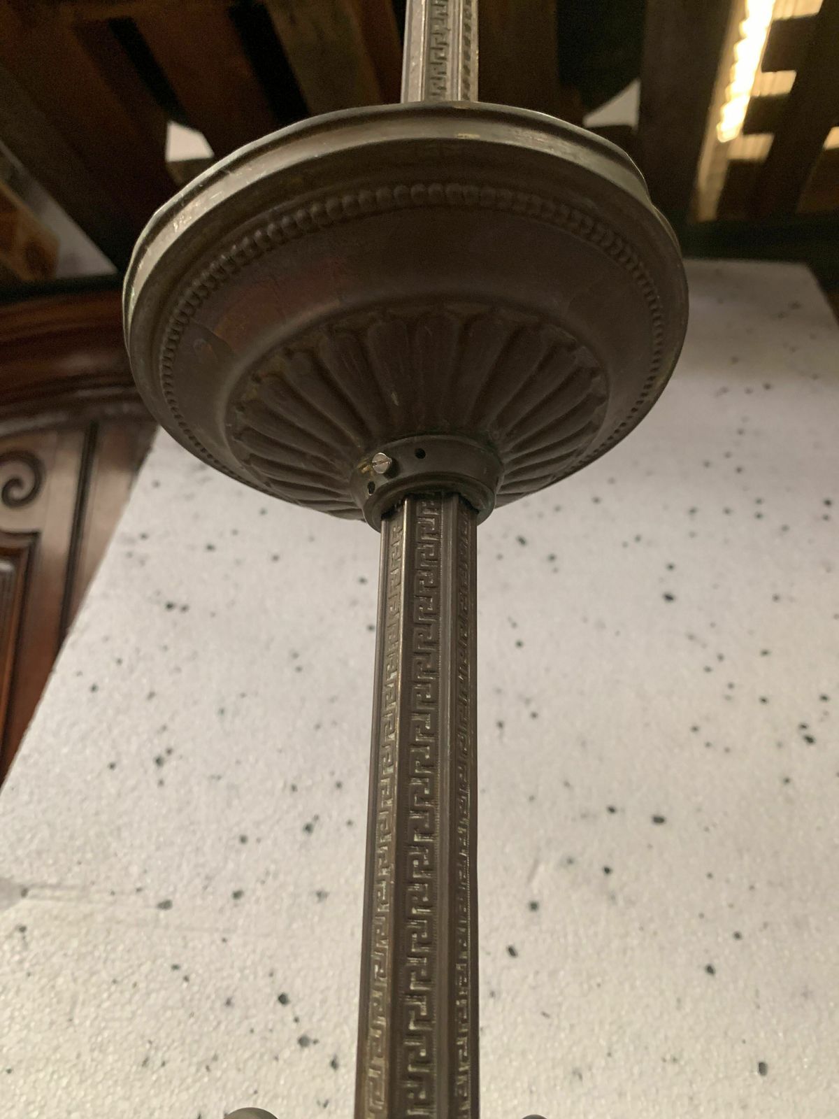 Lantern Of Vestibule In Bronze And Patinated Brass XX Century photo buy