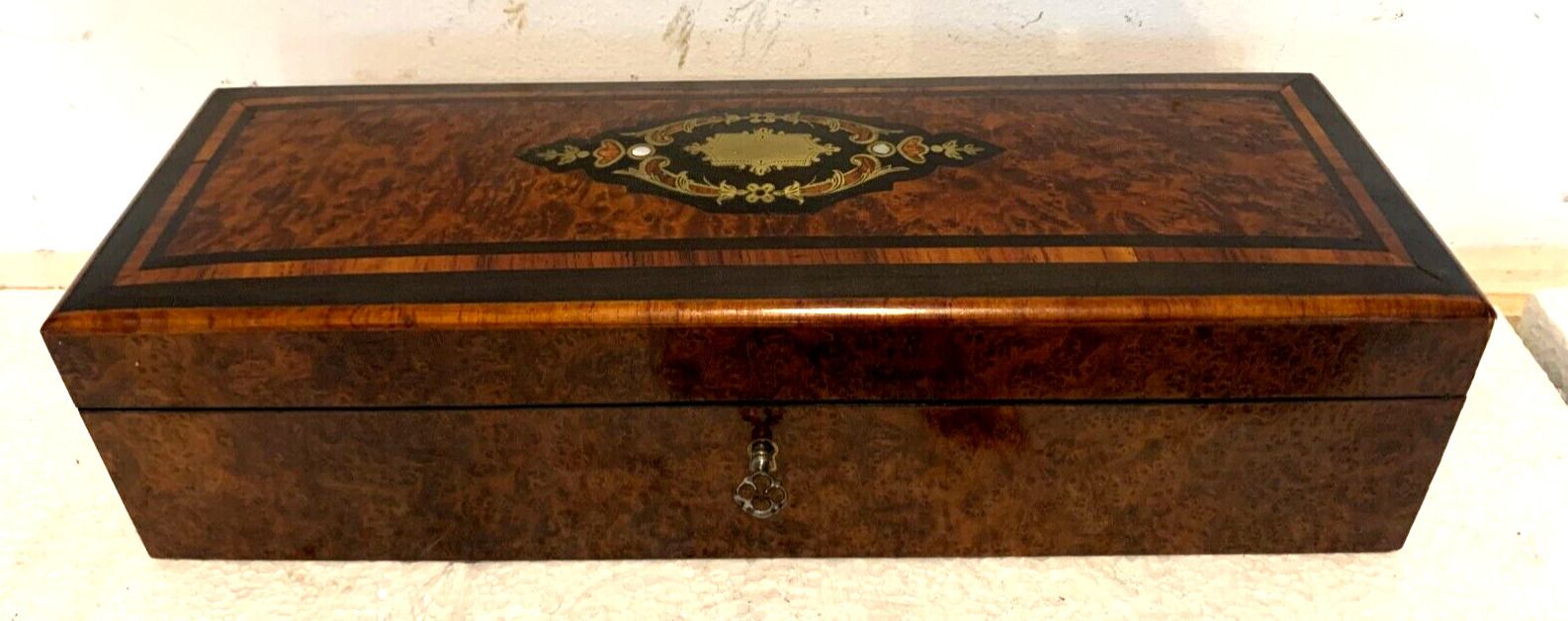 Jewelry Box In Chuja Magnifying Glass Napoleon III Marquetry Boulle XIX Century photo furniture