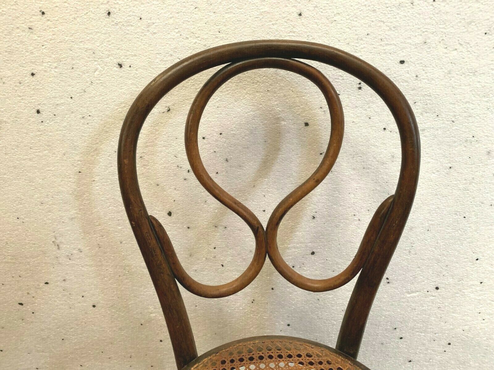 Thonet High Chair Or Stool In Curved Wood photo furniture