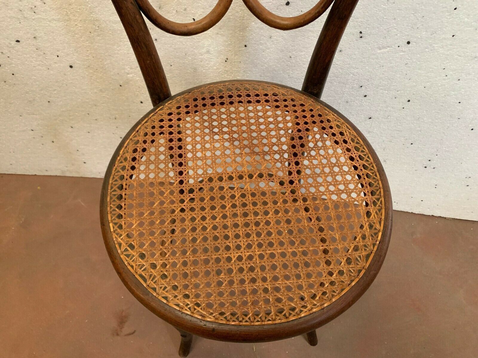Thonet High Chair Or Stool In Curved Wood photo for sale