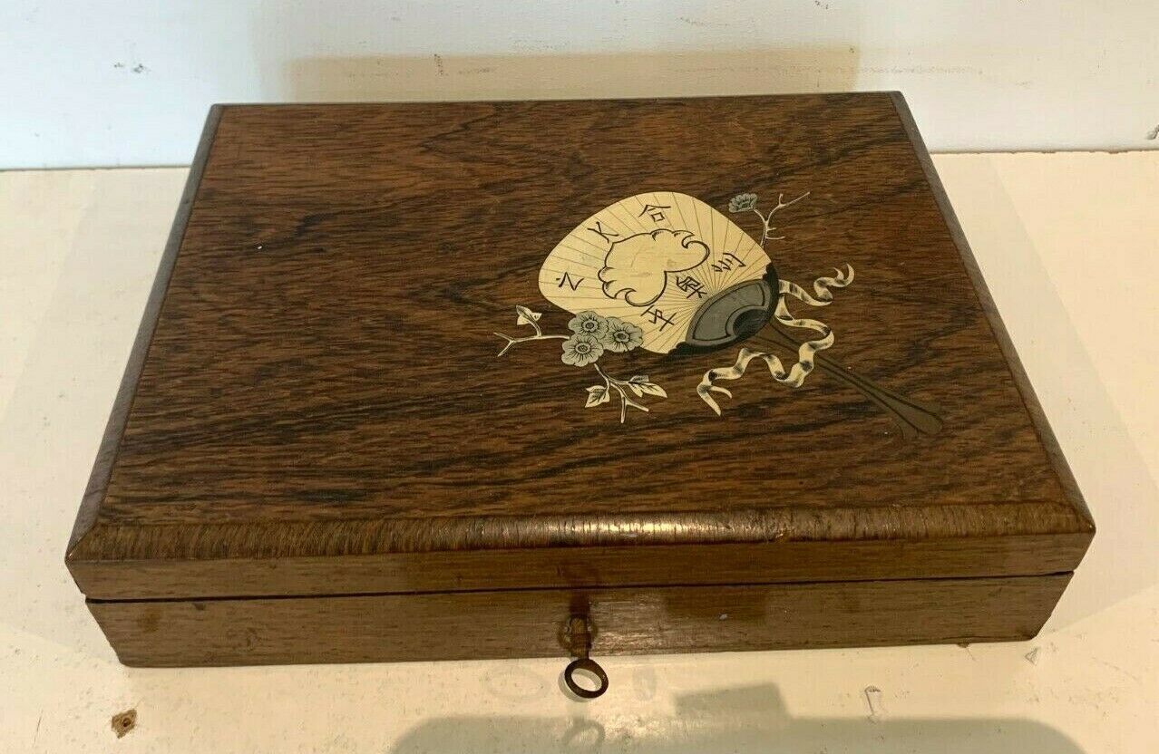 Box With Rosewood Painting And Engraved Brass Marquetry XIX Century photo furniture