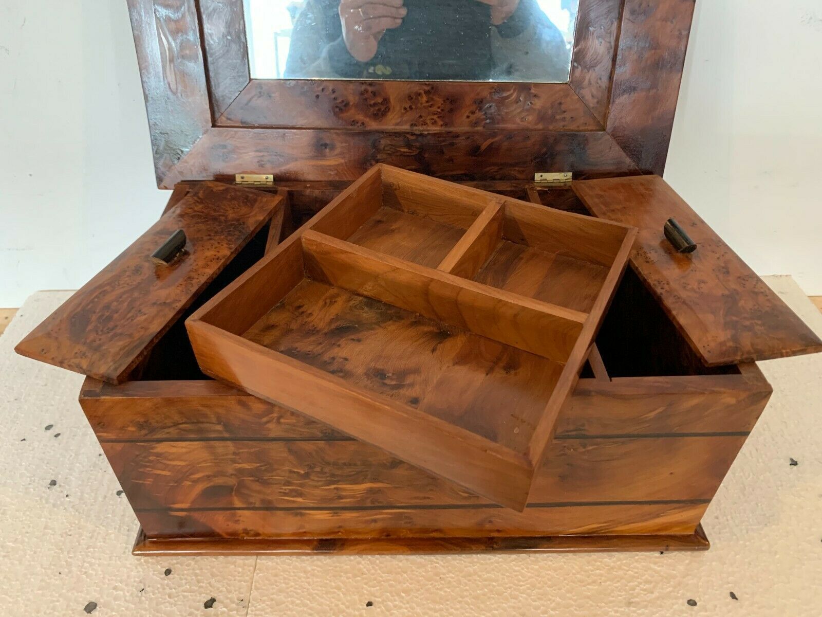 Twentieth Century Interior Thuja Burl Jewelry Box photo Home Decor