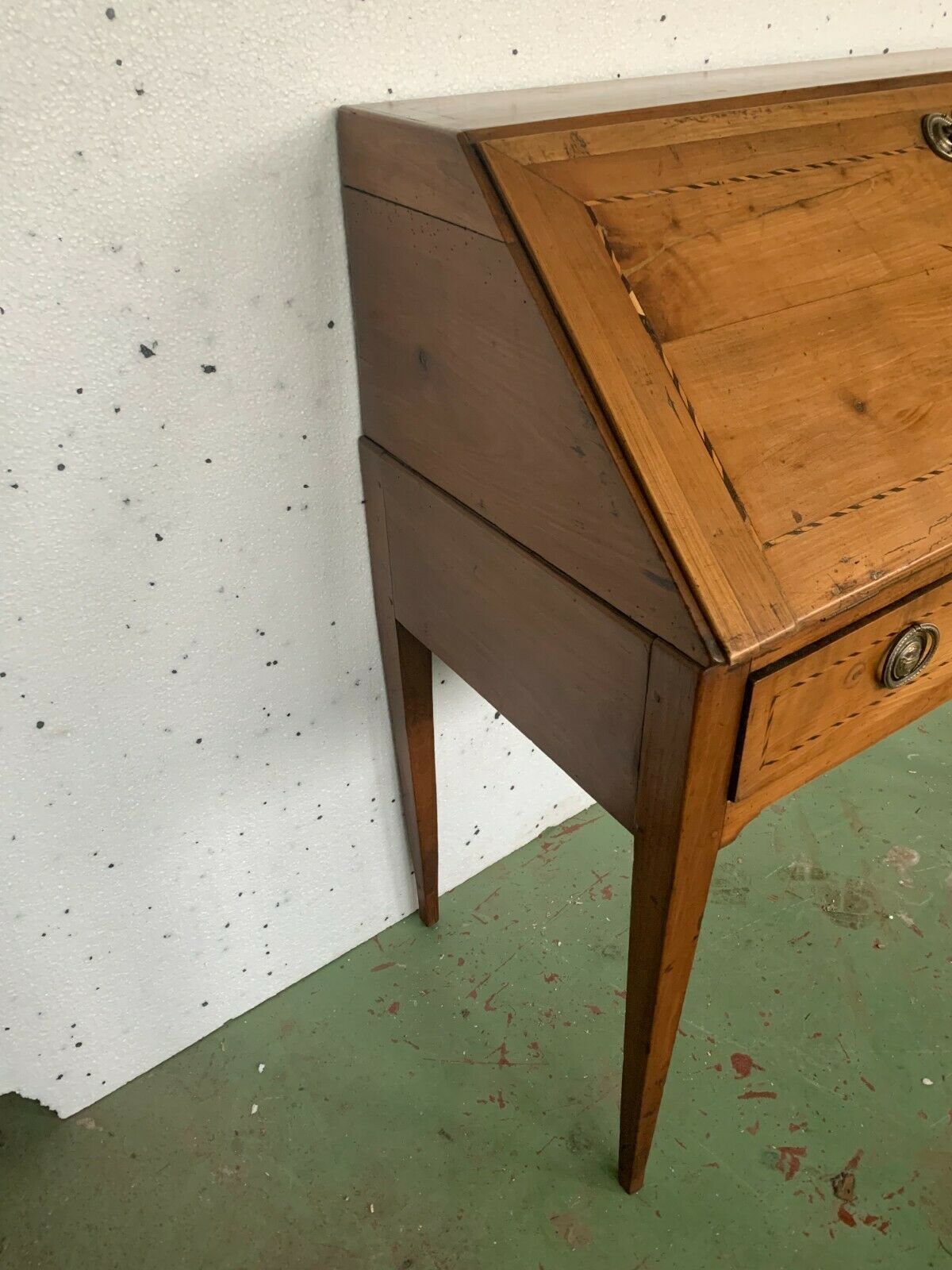 Louis XVI Style Cherry Wood Slope Desk XIX photo 932.6567625