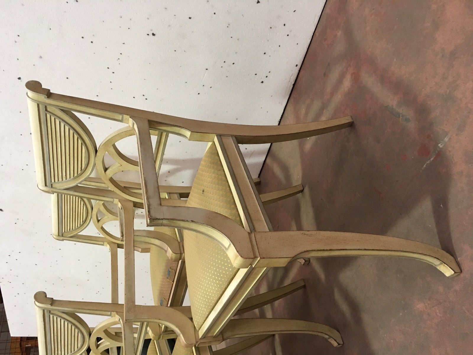 Patinated Beech Armchair Pair Of Designer Armchairs Style Armchair Chair photo Furniture